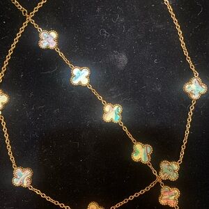 Multicolored Clover Set Stainless Steele